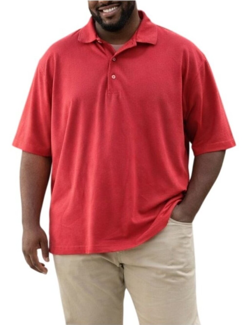 Ping Collection Size XL Polo Shirt Red Casual Golf Durable Cotton Blend